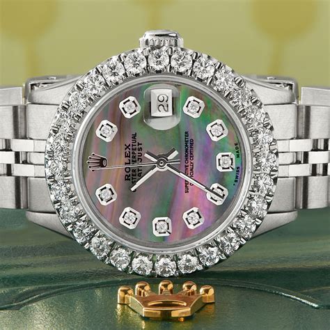 rolex diamond bezel for sale|rolex watch diamond bezel prices.